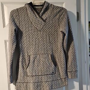 Prana Gray Textured Women's Sweater